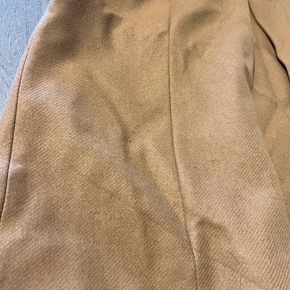 Zara Woman's Camel Double-Breasted Coat - Picture 9 of 10
